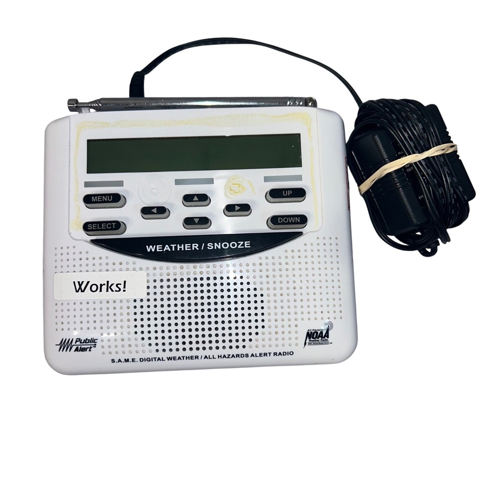 Midland WR120EZ NOAA Weather Alert Radio SAME Digital Weather